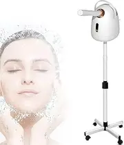 Professional Facial Steamer,Ozone Face Steamer for Facial,Mist Face Steamer Salon Spa Beauty Skin Care Equipment,Steamer for Face Spa,Hydrating,Clean Skin and Pores,White