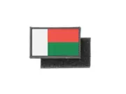 Flag patch printed badge country madagascar