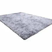 Floor Rug Fluffy Rugs Area Carpet Shaggy Large Pads Soft Mat Light Grey