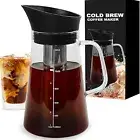 1200ML Cold Extraction Kettle Cold Brew Maker Cold Brew Coffee Glass Kettle NEW