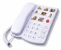在飛比找樂天市場購物網優惠-AFA一鍵求救電話機照片(可替換)拔號大按鍵關愛老人電話機家