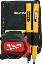 MELOTOUGH Cordless Drill Holder Hook Tape measure clip Drill/Power Tool Holder with Drill Bit Tote Hammer Belt Holder