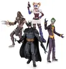 Arkham Asylum Joker Harley Quinn Batman Scarecrow 4-Pack Action Figure Set NEW
