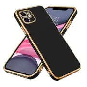 Compatible with iPhone 11 Case, Slim Luxury Electroplated Bumper C852-Black