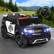 ALFORDSON Kids Police Ride On Car 12V Electric Toy Patrol Remote Control Black