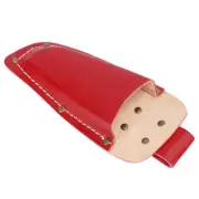 Red)1Pc Gardening Pruning Pouch Cowhide Pliers Shears Scissors Cover Tool