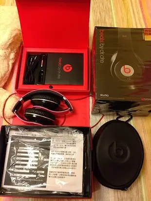 賣9800~ (桃紅色)卡夢包膜 限量版Beats by Dr Dre Studio DJ 主動式降噪頭戴式耳機 耳罩式