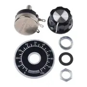 Precise Rotary Potentiometer with Dial and Knob for Versatile Adjustments