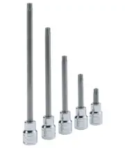 Genius Tools 3/8" Dr. T-30 Tamperproof Star Bit Socket, 50mmL - 308+7130