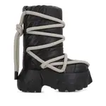 [Rick Owens] Rick Owens Padded Leather Lace-up Boots 41 IT BLACK