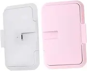 FELTECHELECTR 2pcs Portable Wipe Warmer Travel Wet Tissue Heater for Car and Home Efficient Heating Tool for Newborns Quick Temperature Control Lightweight and Convenient Design