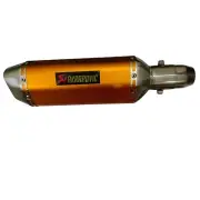 Universal Akrapovic Exhaust for All Bikes Silencer Louder Sound Orange@vd