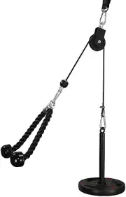LAT Pulldown & Lift Pulley System – Cable Machine Attachment for Triceps, Biceps