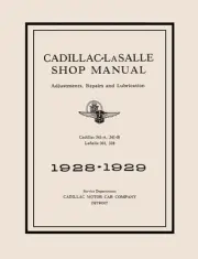 1928 1929 Cadillac Service Shop Repair Manual Book Engine Drivetrain Wiring OEM (for: Cadillac)