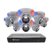 Swann NVR16-8580 2TB HDD 8 x NHD-900DE 4K IP DOME CAMERA SONVK-1689808D $2399
