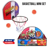 AU Mini Basketball Hoop Toy Pump Backboard Rim Children Kids Toys Game