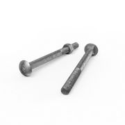 ZENITH M16 x 200mm Hot Dip Galvanised Cup Head Bolts & Nuts