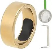 Fitness Smart Ring, Health Tracker for Heart Rate, Sleep Tracking, Body Temperature, Pedometer, Blood Oxygen, Bluetooth Smart Ring with Portable Charging Case for Women & Men
