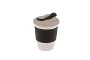 Oasis: Plastic Coffee Cup - Black (340ml)