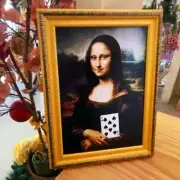 Large Mona Lisa Prophecy By J.C Magic Mentalism Magic Trick Illusion Stage Magic