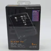 New Western Digital WD Portable BLACK P10 Game Drive 5TB USB Micro B HDD