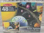 Melissa & Doug Solar System Floor Puzzle (48 pc) New Sealed 36” X 24”