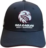 NRL 2025 Media Cap - Manly Sea Eagles - Hat - Adult - Unisex - Black