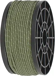 Reflective Camping Rope - Braided Outdoor Cord, Lightweight Utility Rope | Durable Paracord Line for Tent Anchors, Hanging Clothesline, Hiking Trail Support, Emergencies, or Use in All Weather