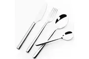 Sherwood Home 24 Piece Stainless Steel Cutlery Dinner Set - Knife/Fork/Spoon