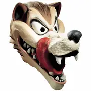 Hungry Big Bad Wolf Werewolf Red Riding Hood Story Book Week Men Costume Mask