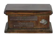 Irish Wolfhound I small urn with a dog's likeness Art-Dog
