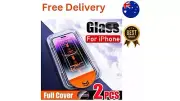 2Pcs HD Screen Protector For IPhone 14 11 12 13 15 16 Pro Max 15 14 Plus 12 13AU