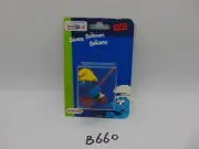 New Haymaker Smurf 1982 Reprint Toys R Us Exclusive Collectible Toy Figure