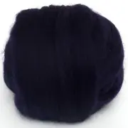 Shetland Top (Dyed Midnight) 100g Wool Roving Spinning Fibre Felting Dark Blue