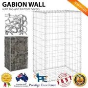 Gabion Basket With Top And Bottom Covers Galvanized Steel Garden Retaining Wall