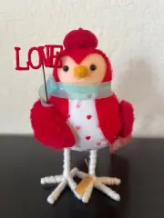 2023 Target SPRITZ AERIAL with LOVE SIGNValentine Fabric Bird 6" NEW w/TAG
