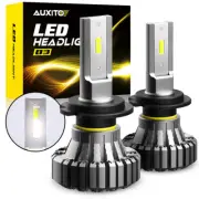 AUXITO White H7 LED Headlight Bulbs Kit High Low Beam Replace Halogen CANBUS New (for: Smart)