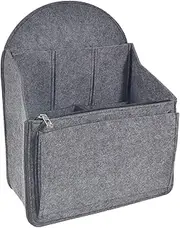 YIICOOLY Felt Backpack Organizer Insert,Purse Organizer for Men Women Backpack Rucksack Handbag Shoulder Bag gray Size: Small