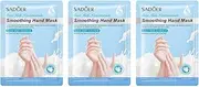 3x Hand Smooth Touch for Dry Hand for Women Men Hand SPA Gift Refreshing Exfoliating Hand Treatment, Rose