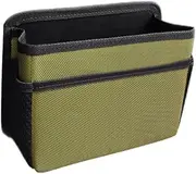 Car Trash Can Vehicle Rubbish Bin Storage Box Trash Container for Home Office, Green