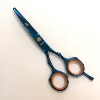 在飛比找蝦皮購物優惠-[沐沐屋] 日本 KAI 火匠 6寸美髮剪刀 劉海剪 藍色美