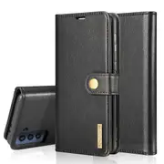 DG.Ming Samsung Galaxy S21 FE 5G Fan Ed. Detachable Folio Case Cover [Black]
