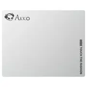 Akko Glass Gaming Mousepad White