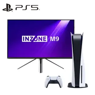 【SONY 索尼】PS5 光碟版主機+【SONY 索尼】INZONE M9 27吋 4K 144Hz 電競螢幕