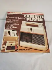 VTG NEW OLD STOCK 1982 Nasta Take-A-Long Portable Cassette Player POWER TRONIC
