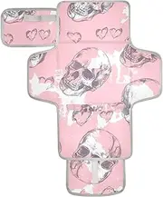 Reusable Diaper Changing pad with Tissue Pocket Baby Diaper Changing pad with Built-in Pillow