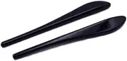 [BUBTPKPJH] Eyeglass End Tips,Silicone Socks 3 Pairs Eyeglass End Tips Ear Sock Pieces Tube Sleeve Glasses Replacement Tips for Thin Metal Eyeglass Legs,Black