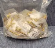 Lot of 100 x Pentair R221156 Rainbow Brass Bolt and Wing Nut for Crook Pole Tool