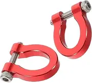 Alipis 2pcs Trailer Crawler Truck Tow Shackles Part for Crawler Climbing Car Parts Crawler Tow Shackles Crawler Accessory Crawler Part Simulation Part Red Aluminum Alloy