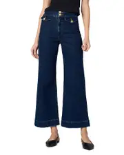 Joe's Jeans The Elia High Rise Wide Leg Jeans in Magnetic